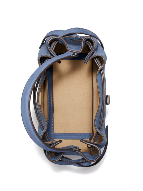 ΓΥΝΑΙΚΕΙΑ ΤΣΑΝΤΑ ΧΕΙΡΟΣ ROMY NUBUCK BUCKET BAG | Μπλε