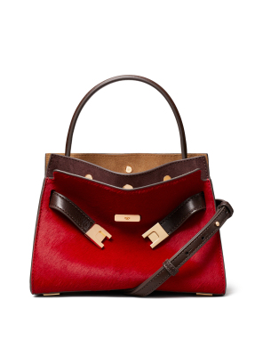 ΓΥΝΑΙΚΕΙΑ ΤΣΑΝΤΑ ΧΕΙΡΟΣ LEE RADZIWILL HAIRCALF PETITE DOUBLE BAG | Κόκκινο