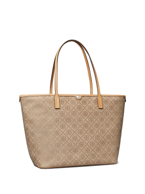 ΓΥΝΑΙΚΕΙΑ ΤΣΑΝΤΑ ΩΜΟΥ T MONOGRAM ZIP TOTE | Μπεζ
