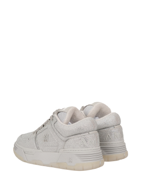 ΑΝΔΡΙΚΑ ΔΕΡΜΑΤΙΝΑ SNEAKERS CRYSTAL MA-1 | Ασημί 43
