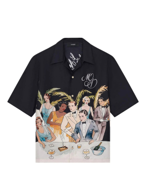 ΑΝΔΡΙΚΟ ΠΟΥΚΑΜΙΣΟ BAR SCENE BOWLING | Μαύρο XL