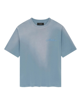 ΑΝΔΡΙΚΟ T-SHIRT BLEACH BANDANA | Γαλάζιο L