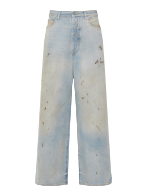 ΑΝΔΡΙΚΟ DENIM ΠΑΝΤΕΛΟΝΙ BAGGY | Μπλε Ανοιχτό 34