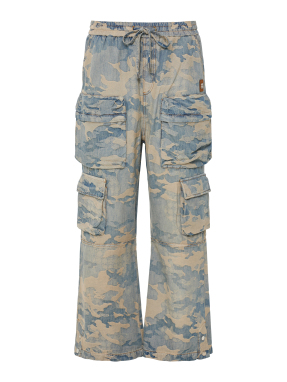ΑΝΔΡΙΚΟ DENIM ΠΑΝΤΕΛΟΝΙ BAGGY | Μπλε Ανοιχτό M