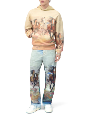 ΑΝΔΡΙΚΟ DENIM ΠΑΝΤΕΛΟΝΙ HORSES BAGGY | Γαλάζιο 32