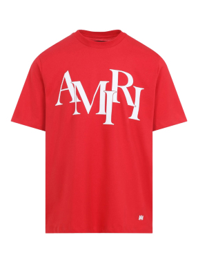 ΑΝΔΡΙΚΟ T-SHIRT STAGGERED LOGO | Κόκκινο M