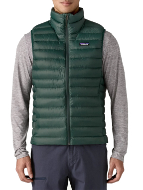 ΑΝΔΡΙΚΟ ΑΜΑΝΙΚΟ ΜΠΟΥΦΑΝ DOWN SWEATER VEST | Πράσινο ΧL