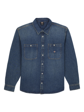 ΑΝΔΡΙΚΟ DENIM ΠΟΥΚΑΜΙΣΟ MECHANIC | Μπλε Σκούρο XL