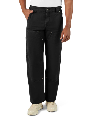 ΑΝΔΡΙΚΟ ΠΑΝΤΕΛΟΝΙ DOUBLE KNEE CANVAS | Μαύρο 32