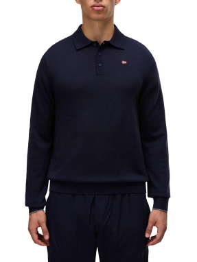 ΑΝΔΡΙΚΗ POLO ΜΠΛΟΥΖΑ E-DAMAVAND LS | Μπλε Σκούρο XL