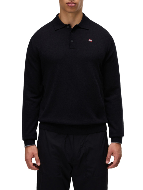 ΑΝΔΡΙΚΗ POLO ΜΠΛΟΥΖΑ E-DAMAVAND LS | Μαύρο XL