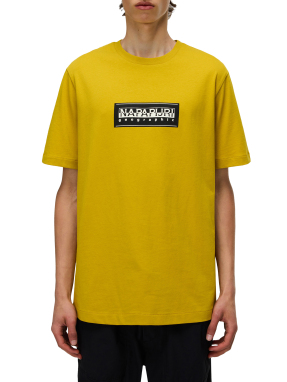 ΑΝΔΡΙΚΟ T-SHIRT BOX LOGO | Κίτρινο S