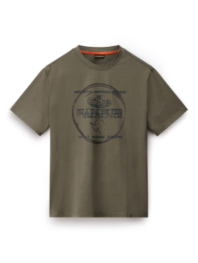 ΑΝΔΡΙΚΟ T-SHIRT S-BALD SS | Χακί XXL