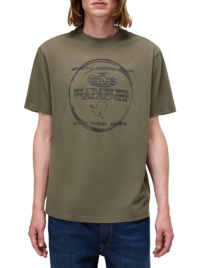 ΑΝΔΡΙΚΟ T-SHIRT S-BALD SS | Χακί XXL