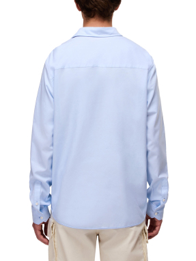 ΑΝΔΡΙΚΟ ΠΟΥΚΑΜΙΣΟ G-TERRA OXFORD | Γαλάζιο L