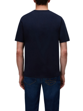 ΑΝΔΡΙΚΟ T-SHIRT S-BADGE SS | Μπλε Σκούρο L