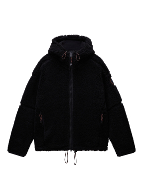 ΑΝΔΡΙΚΗ ΖΑΚΕΤΑ FLEECE TIRES | Μαύρο ΧL