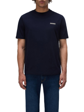 ΑΝΔΡΙΚΟ T-SHIRT SMALL BOX SHORT | Μπλε Σκούρο S