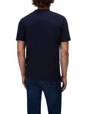 ΑΝΔΡΙΚΟ T-SHIRT SMALL BOX SHORT | Μπλε Σκούρο S