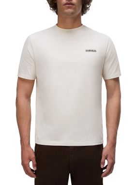 ΑΝΔΡΙΚΟ T-SHIRT SMALL BOX SHORT | Μπεζ XL