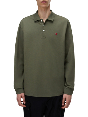 ΑΝΔΡΙΚΗ POLO ΜΠΛΟΥΖΑ EALIS LONG SLEEVE | Λαδί XXL