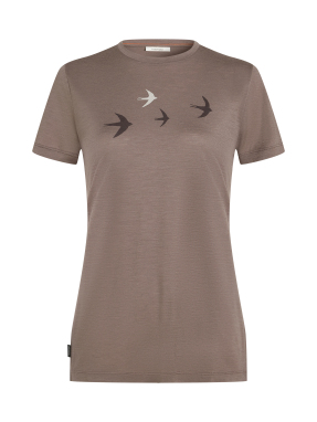 ΓΥΝΑΙΚΕΙΟ T-SHIRT MER 150 TECH LITE | Καφέ S