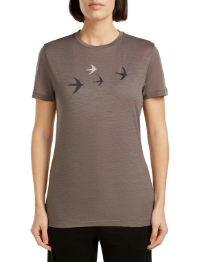 ΓΥΝΑΙΚΕΙΟ T-SHIRT MER 150 TECH LITE | Καφέ S
