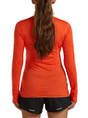 ΓΥΝΑΙΚΕΙΑ ΜΠΛΟΥΖΑ 200 REALFLEECE DESCENDER LS HALF Z | Πορτοκαλί S