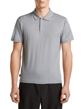 ΑΝΔΡΙΚΗ POLO ΜΠΛΟΥΖΑ 15.5 MERINOFINE | Γκρι L