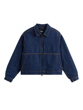 UNISEX DENIM JACKET STATION | Μπλε Σκούρο M