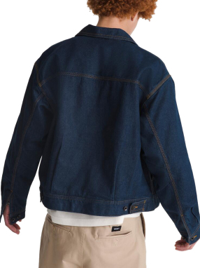 UNISEX DENIM JACKET STATION | Μπλε Σκούρο M
