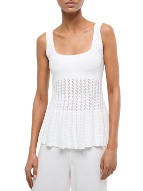 ΓΥΝΑΙΚΕΙΟ ΠΛΕΚΤΟ ΤΟΠ | Λευκό XS