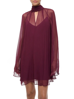 ΜΙΝΙ ΦΟΡΕΜΑ ESTHER | Μπορντό XS