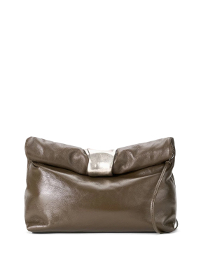 ΓΥΝΑΙΚΕΙΟ CUFF CLUTCH | Καφέ Σκούρο