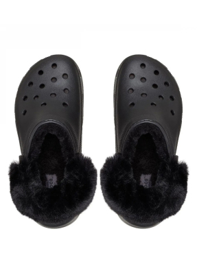 ΓΥΝΑΙΚΕΙΑ CLASSIC PLATFORM FUZZ LINED CLOGS | Μαύρο 37/38
