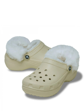 ΓΥΝΑΙΚΕΙΑ CLASSIC PLATFORM FUZZ LINED CLOGS | Εκρού 39/40