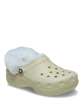 ΓΥΝΑΙΚΕΙΑ CLASSIC PLATFORM FUZZ LINED CLOGS | Εκρού 39/40