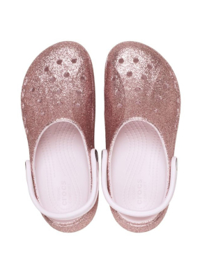 ΓΥΝΑΙΚΕΙΑ BAYA PLATFORM GLITTER CLOGS | Ροζ Χρυσό 39/40