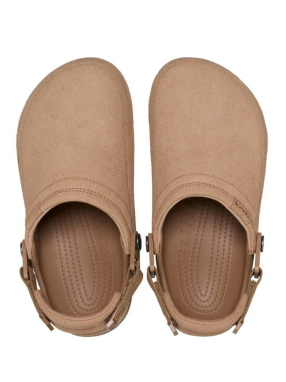 CLASSIC CRAFTED VEGAN SUEDE CLOGS | Καφέ Ανοιχτό 42/43