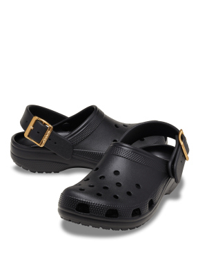 ΓΥΝΑΙΚΕΙΑ CLASSIC METALLIC BUCKLE CLOG | Μαύρο 41/42
