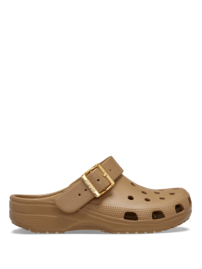ΓΥΝΑΙΚΕΙΑ CLASSIC METALLIC BUCKLE CLOG | Καφέ 41/42