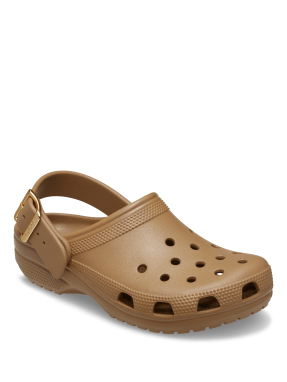 ΓΥΝΑΙΚΕΙΑ CLASSIC METALLIC BUCKLE CLOG | Καφέ 41/42