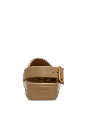 ΓΥΝΑΙΚΕΙΑ CLASSIC METALLIC BUCKLE CLOG | Καφέ 41/42