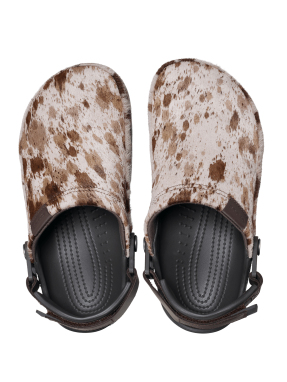 CLASSIC CRAFTED PONY HAIR CLOGS | Καφέ 42/43