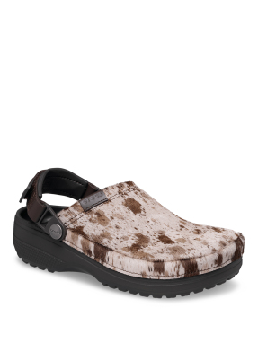 CLASSIC CRAFTED PONY HAIR CLOGS | Καφέ 42/43