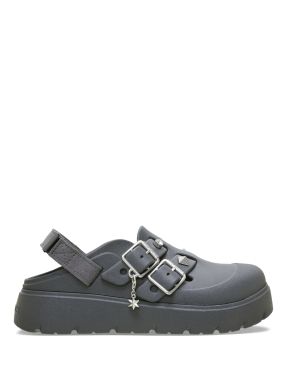 ΓΥΝΑΙΚΕΙΑ LOAFERETTE STAR STUDDED CLOGS | Γκρι Σκούρο 39/40