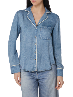 ΓΥΝΑΙΚΕΙΟ DENIM ΠΟΥΚΑΜΙΣΟ MIRAMAR | Γαλάζιο S