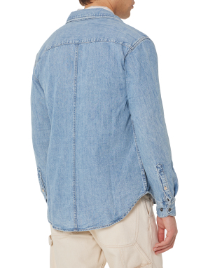 ΑΝΔΡΙΚΟ DENIM ΠΟΥΚΑΜΙΣΟ | Γαλάζιο XL