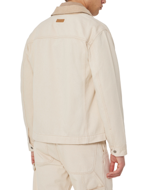 ΑΝΔΡΙΚΟ DENIM JACKET | Εκρού S