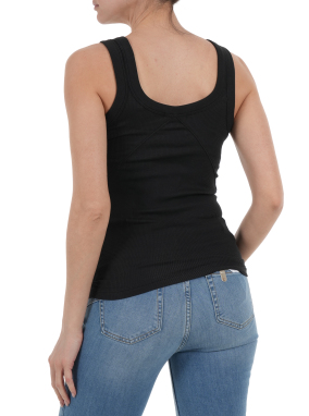 ΓΥΝΑΙΚΕΙΟ ΑΜΑΝΙΚΟ ΤΟΠ | Μαύρο M